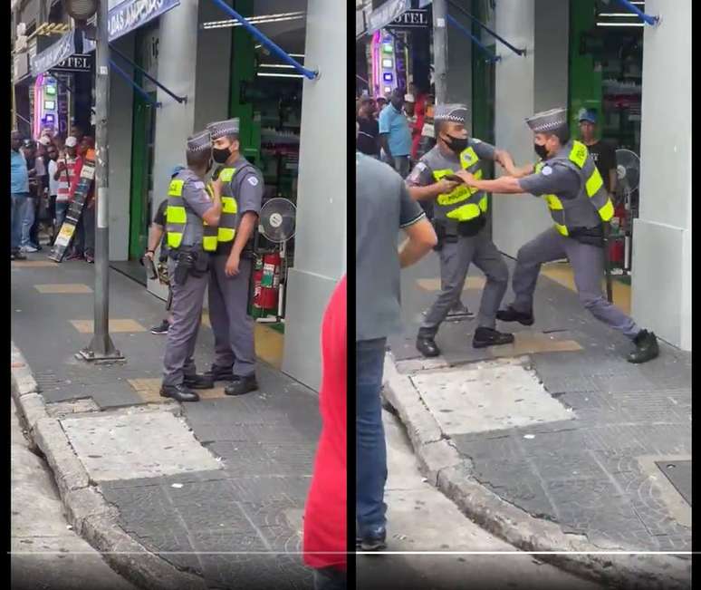 PM é preso após ameaçar e apontar arma para outro policial em SP