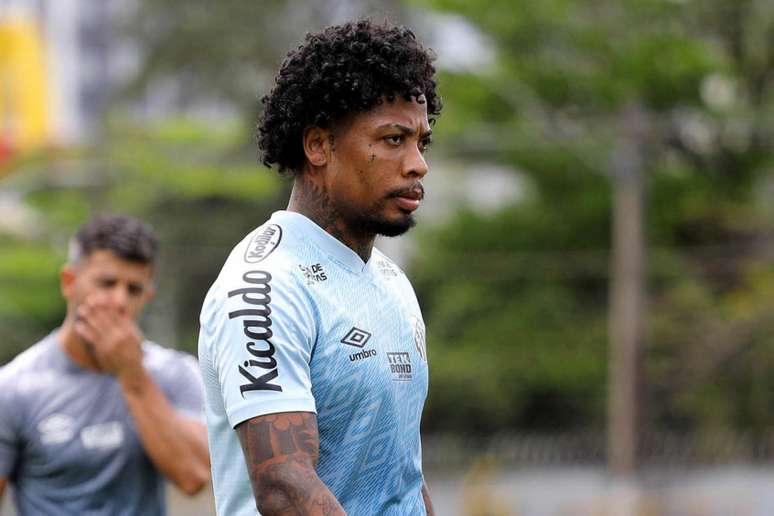 Marinho é a estrela santista de 2020 (Foto: Pedro Ernesto Guerra Azevedo/Santos)