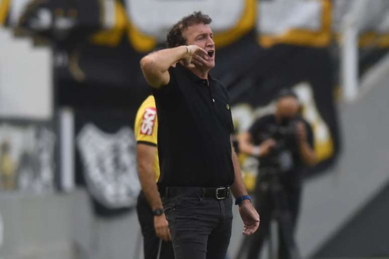 Cuca lamentou o empate, por achar que poderia ter levado o Santos a vitória (Foto: Ivan Storti/Santos FC)