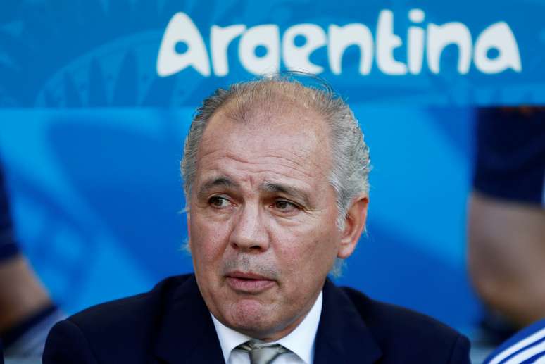 Ex-treinador da sele&ccedil;&atilde;o argentina de futebol Alejandro Sabella 
13/07/2014
Action Images / Jason Cairnduff