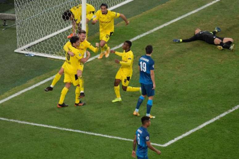 Borussia Dortmund venceu o Zenit (Foto: OLGA MALTSEVA / AFP)