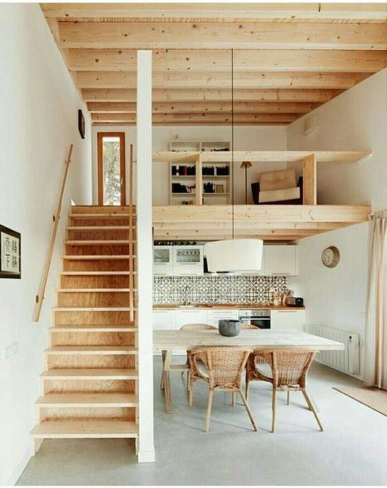 42. Mezanino na casa pequena – Via: Pinterest