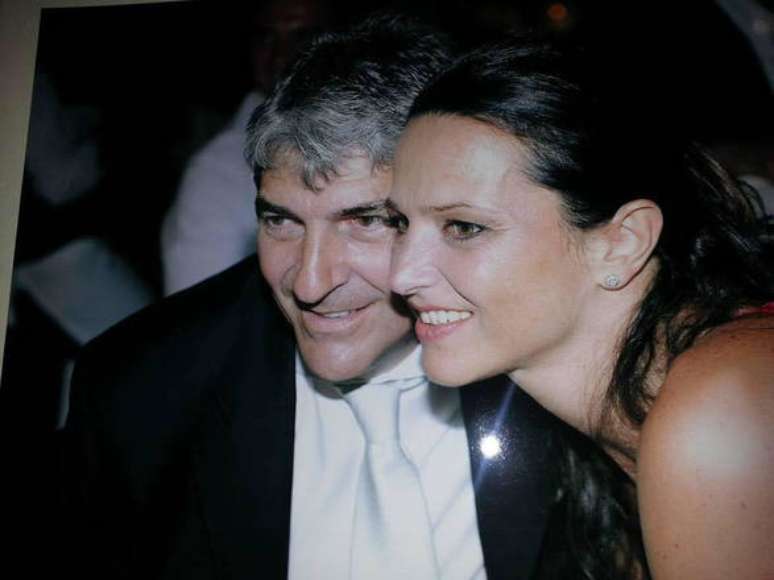Paolo Rossi ao lado de sua esposa, Federica Cappelletti
