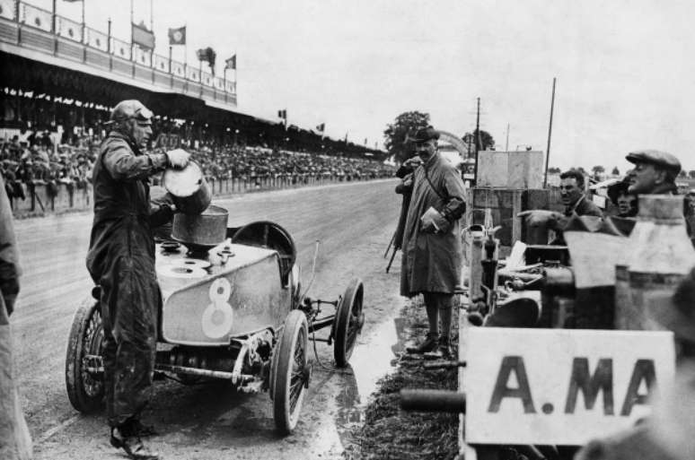 Chassis TT2 no GP da Fran&ccedil;a de 1922.
