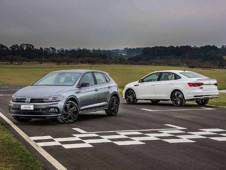 Polo e Virtus são fabricados na moderna plataforma MQB da Volkswagen.