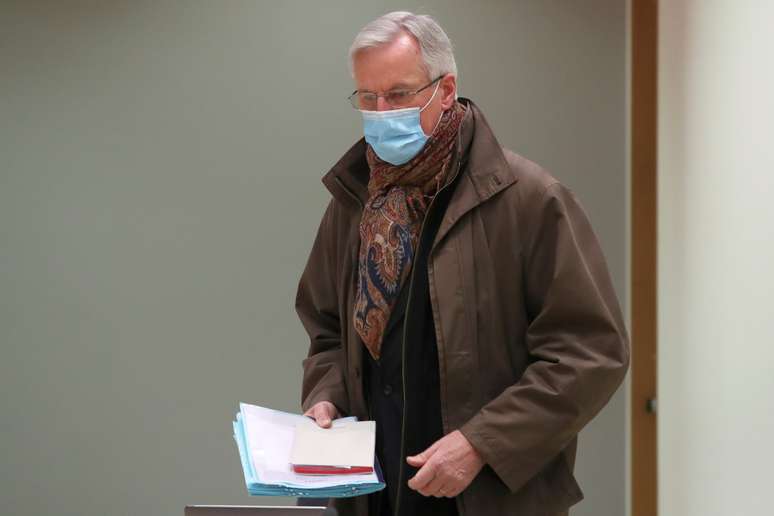 Negociador do Brexit para a Uni&atilde;o Europeia, Michel Barnier. REUTERS/Yves Herman/Pool