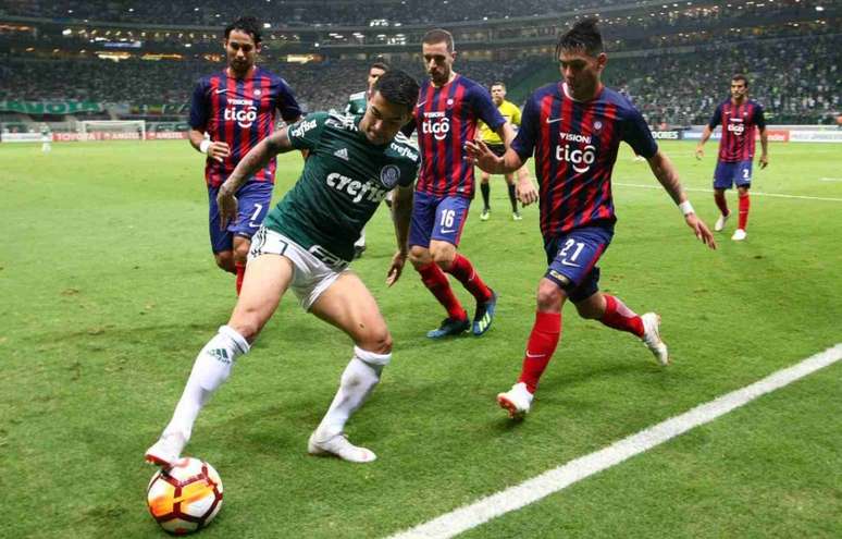 Mesmo com dois expulsos, Palmeiras eliminou o Cerro Porteño no Allianz Parque (Foto: Cesar Greco/Palmeiras)