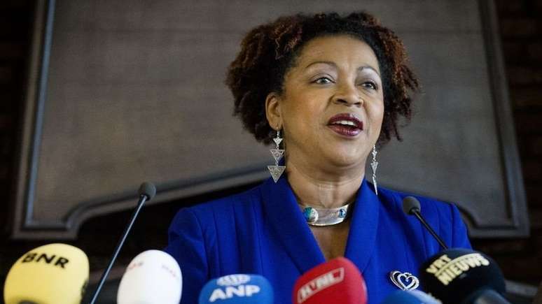 Verene Shepherd, uma das l&iacute;deres da comiss&atilde;o de repara&ccedil;&otilde;es em pa&iacute;ses caribenhos, cobra pa&iacute;ses da Europa por seu papel no tr&aacute;fico