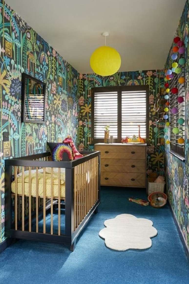 11. Tapete infantil para quarto delicado em formato de nuvem. Fonte: Casa Vogue