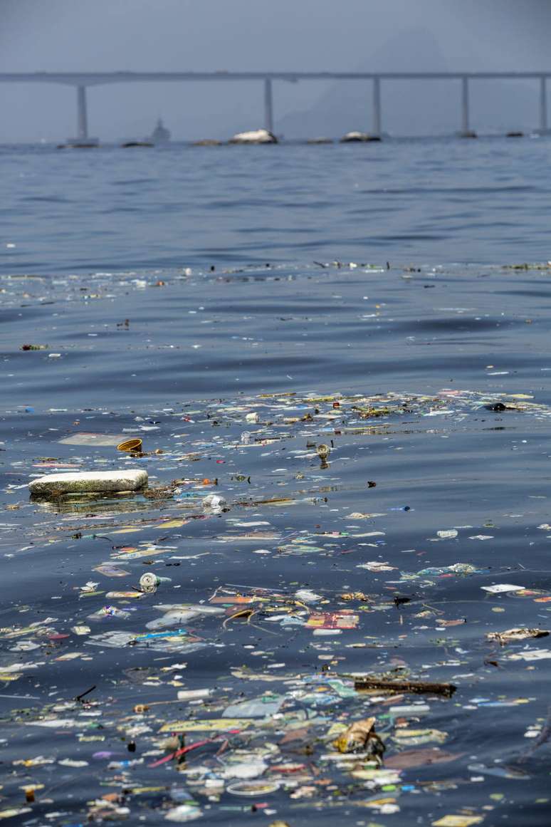 Sem mudanças no uso do plástico descartável, quantidade desse resíduo que entra no mar deve triplicar nos próximos 20 anos.