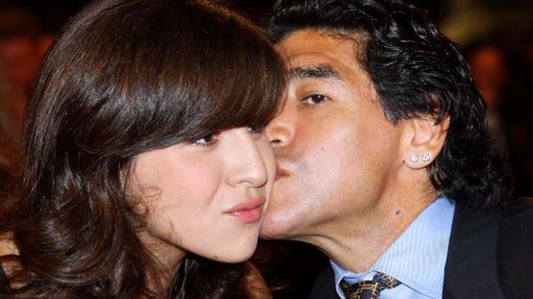 Maradona e a filha Gianinna