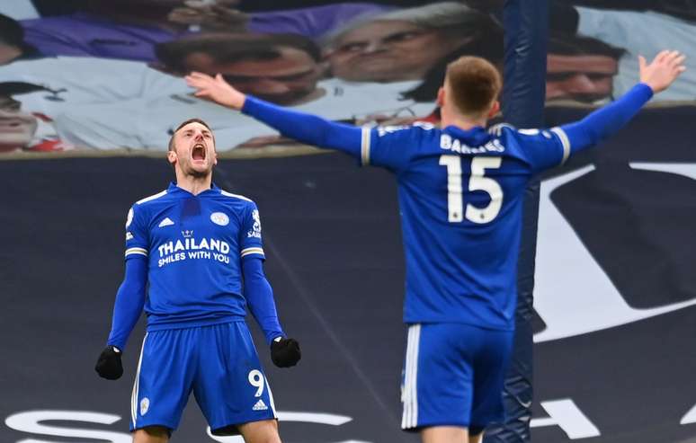 Leicester saiu vitorioso na partida contra o Tottenham no Campeonato Inglês