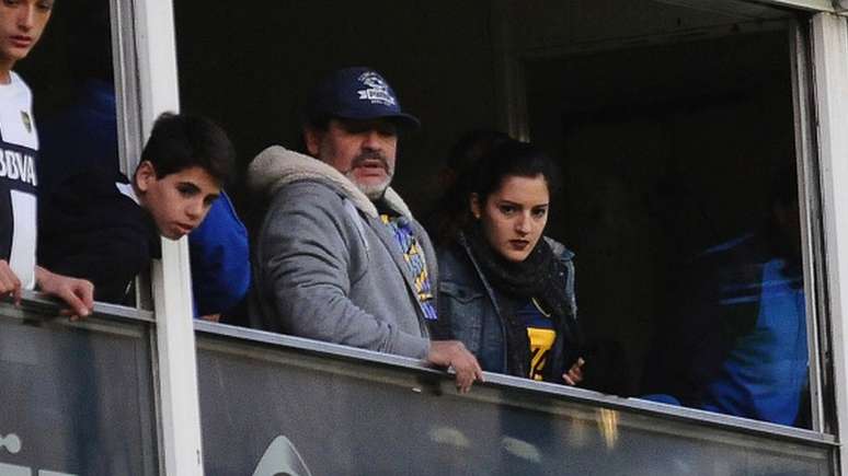 Jana é a terceira filha de Maradona, após Dalma e Gianinna