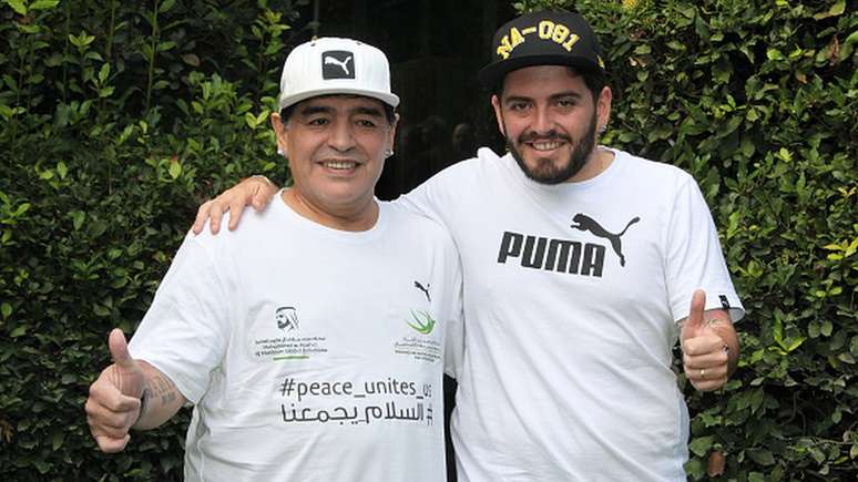 Maradona reconheceu publicamente a parternidade de Diego Junior em 2016