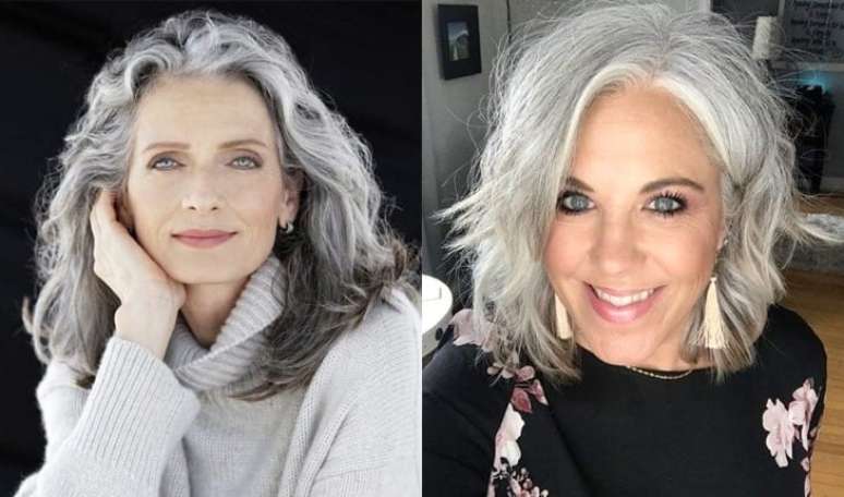 Mechas babylights para disfarçar cabelos grisalhos: os 3 estilos