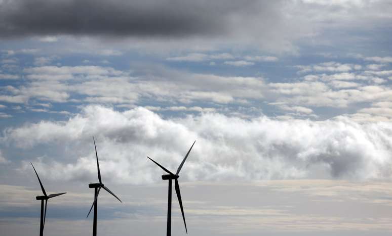 Vista de turbinas de gera&ccedil;&atilde;o de energia e&oacute;lica. 17/12/2012.   REUTERS/Sergio Perez