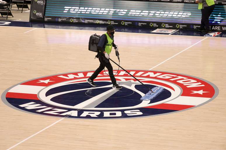 Por causa também da pandemia, o Washington Wizards sofre com campanha muito ruim na NBA
19/12/2020
Rob Carr/Pool Photo via USA TODAY Sports