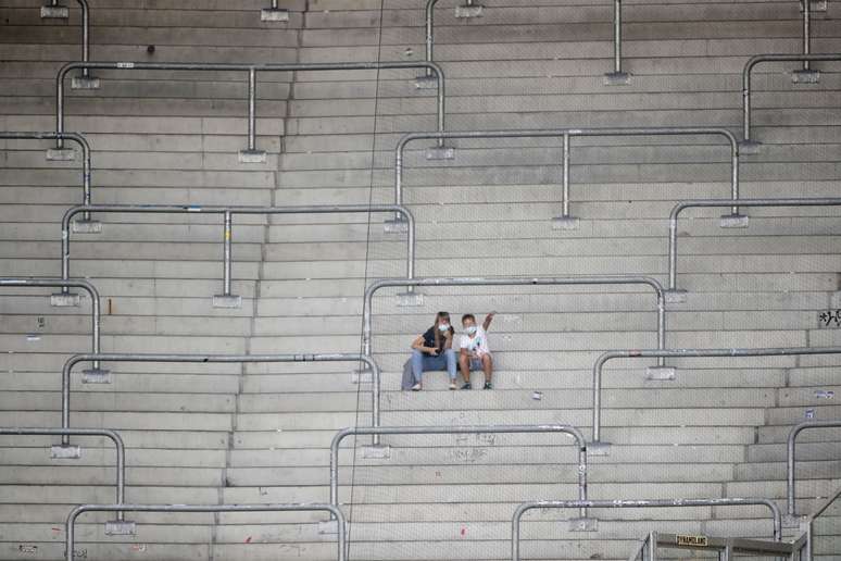 Est&aacute;dio do Dynamo Dresden
14/09/2020
REUTERS/Hannibal Hanschke