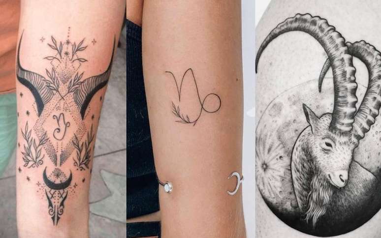 Tatuagem de Capricórnio: 14 modelos para se inspirar e fazer a sua