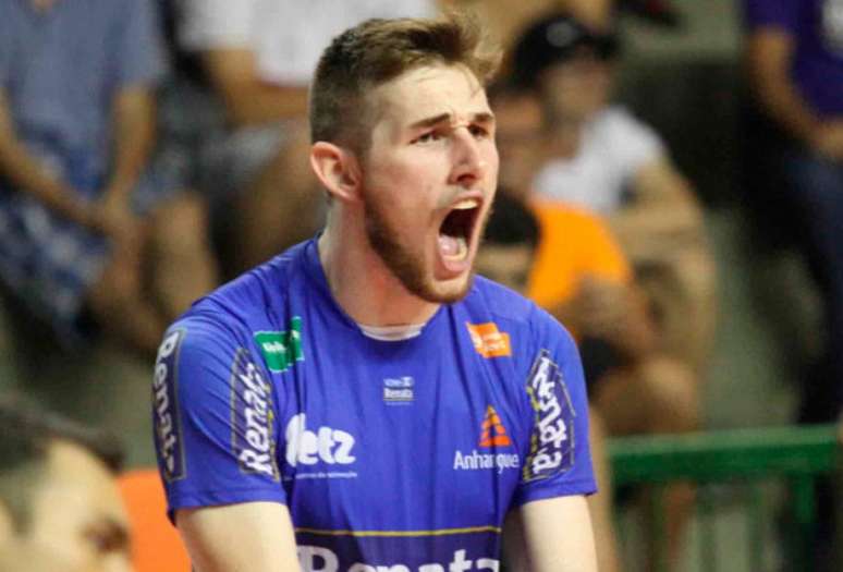 Daniel Cagliari teve passagem pelo Vôlei Renata antes de tentar a sorte na França (Foto: Divulgação)