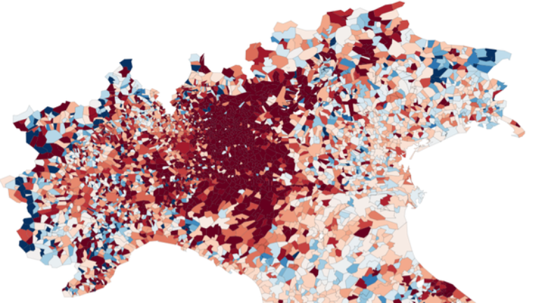 'Excesso' de mortalidade se concentra no norte da Itália