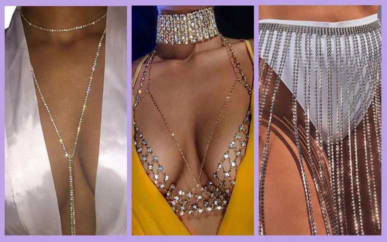 Body chain: aprenda a montar looks glamourosos com o acessório