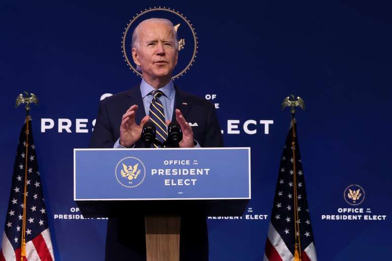 Presidente eleito dos EUA, Joe Biden
28/12/2020
REUTERS/Jonathan Ernst