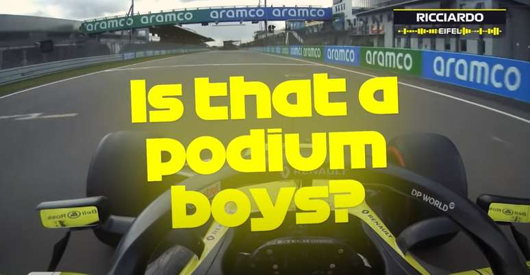 Daniel Ricciardo no GP do Eifel.