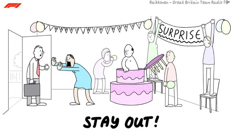 Nick Murray: como seria o r&aacute;dio de Kimi fora da F&oacute;rmula 1