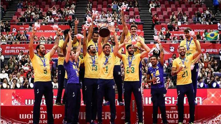 Seleção brasileira masculina foi campeã antes do início da pandemia.