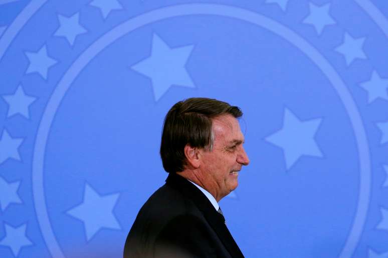 Presidente Jair Bolsonaro no Palácio do Planalto
26/11/2020
REUTERS/Adriano Machado