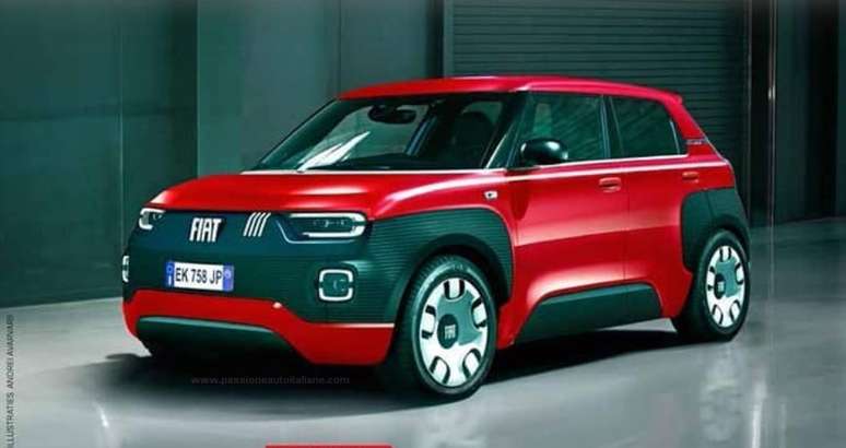 Se houver uma nova geração do Fiat Uno, ela deve seguir a linha do Fiat Panda, baseada no conceito Centoventi.