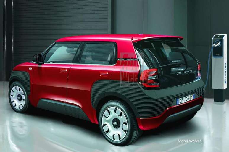 Na Europa, novo Fiat Panda será elétrico, de forma que o Uno só poderá copiar o design.