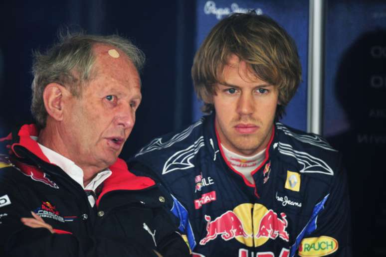 Helmut e Sebastian juntos na Red Bull: agora, parecem querer coisas diferentes.
