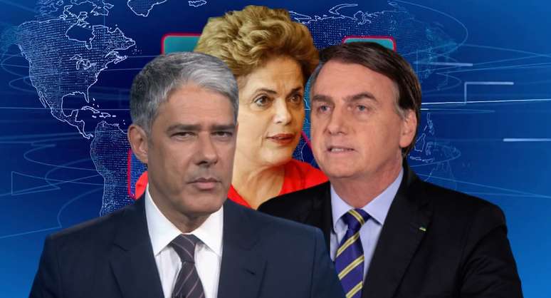 Contestação da violência contra Dilma na ditadura fez o ‘JN’ de Bonner expor desaprovação a Bolsonaro