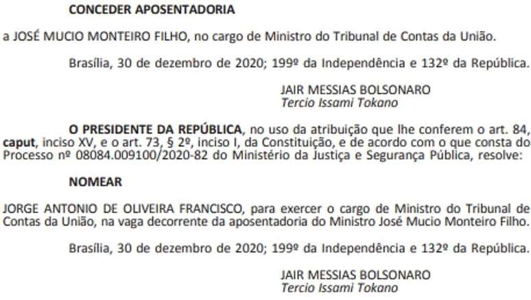 Nomea&ccedil;&atilde;o Jorge Oliveira