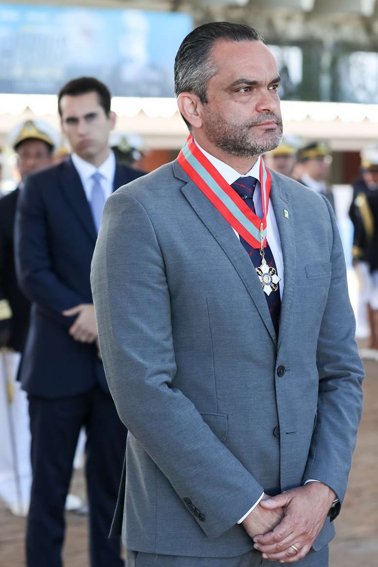   Cerimônia de Comemoração do 154º Aniversário da Batalha Naval do Riachuelo e imposição das condecorações da Ordem do Mérito Naval. Chefe do Gabinete Pessoal da Presidência da República, Pedro Cesar Nunes, que agora assume interinamente a Secretaria-Geral da Presidência