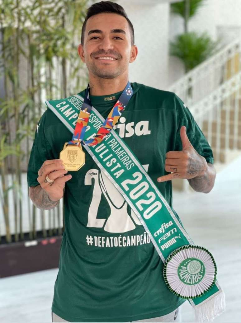 Dudu disputou oito partidas e marcou dois gols no Campeonato Paulista (Foto: Reprodução/Instagram)