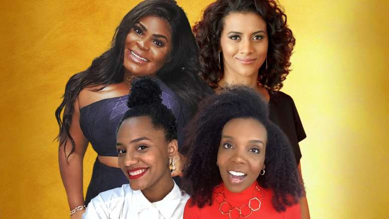 Acima, Jojo Todynho e Aline Midlej; abaixo, Jéssica Ellen e Thelma Assis: novos ícones do poder da mulher negra brasileira