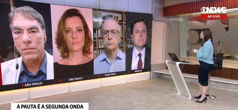 Comentaristas da GloboNews brigam ao vivo a respeito de restrições