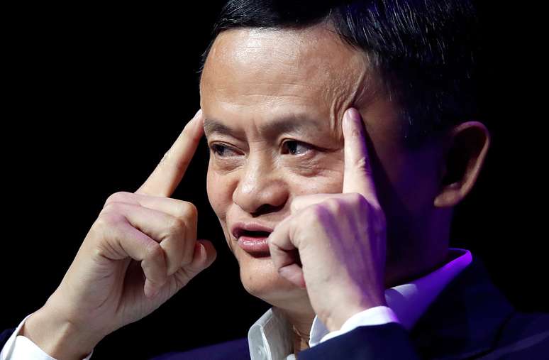 Jack Ma, fundador do Alibaba, fala em evento em Paris, França 16/05/2019. REUTERS/Charles Platiau/Foto de arquivo