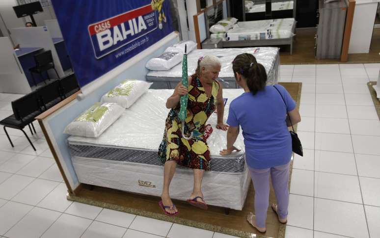 Loja da Casas Bahia, da Via Varejo, em S&atilde;o Paulo (SP) 
18/02/2013
REUTERS/Nacho Doce