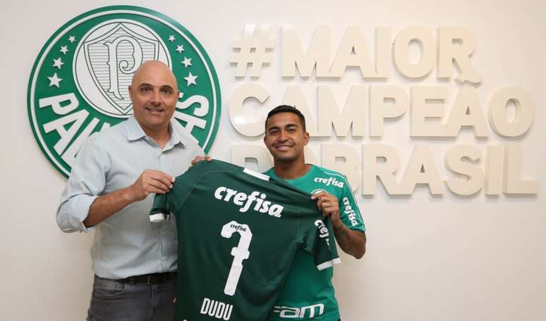 Galiotte não esconde desejo de contar com retorno de Dudu (Foto: Cesar Greco/Palmeiras)