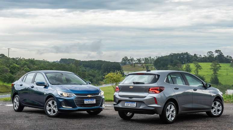 Chevrolet Onix e Onix Plus: família de carros mais vendida do Brasil na atualidade.