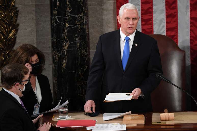  Vice-presidente dos EUA, Mike Pence
06/01/2020
Saul Loeb/Pool via REUTERS