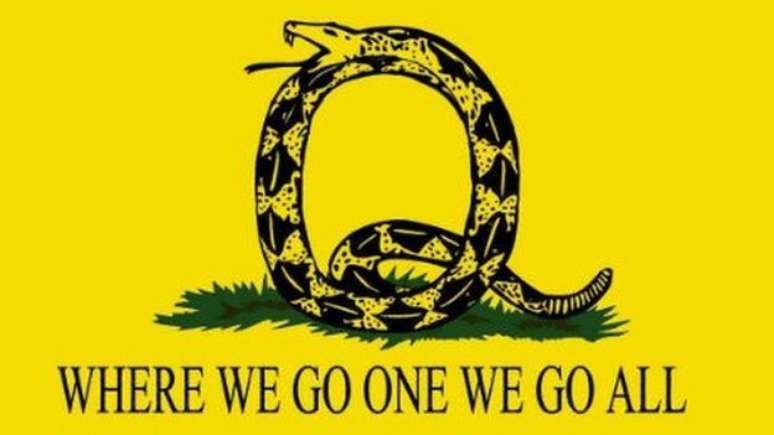 "Para onde vamos, vamos todos", frequentemente abreviado como "WWG1WGA!" (em ingl&ecirc;s) &eacute; um dos slogans mais populares do QAnon