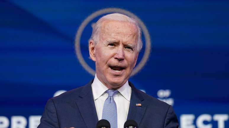 O presidente eleito Joe Biden disse para o presidente Donald Trump "se apresentar" e dar uma resposta aos protestos