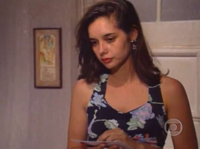 Daniella Perez em cena de 'Corpo e Alma' como a personagem Yasmin.