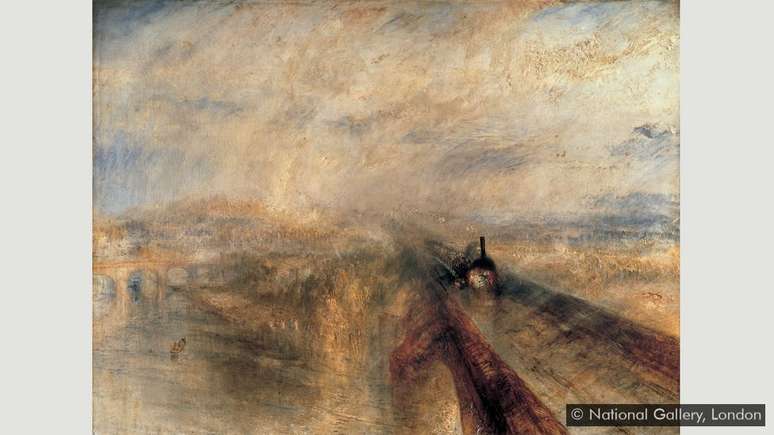 'Chuva, Vapor e Velocidade - A Grande Estrada de Ferro do Oeste', de Turner