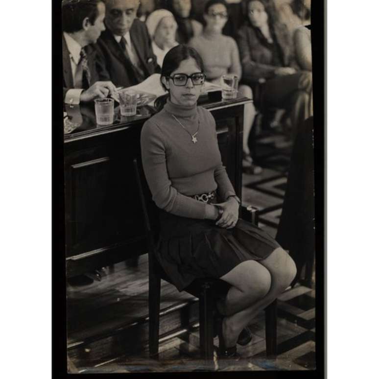 In&ecirc;s Etienne Romeu na terceira auditoria do Exercito, no dia 24/08/1972